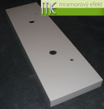M.E. sro_podumyvadlova deska_Waschtischplatte nach Mass aus Mineralguss_180x55 cm_2 umyvadla_10 cm cela