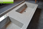 Umyvadlova deska na miru_Waschtisch auf Mass_Washbasin with integrated worktop_Flexible 47_3cm soklik_2 umyvadla DAKOTA52_granit SLATE