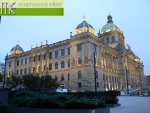 Umyvadlove desky Flexible60 do Historicke budova Narodniho muzea (Vaclavske namesti, Praha)
