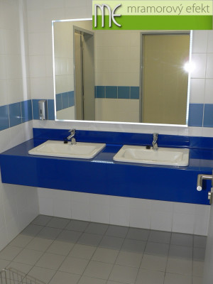 Wissenschaftlich-technologischer Park in Ostrava - Waschtischplatten Flexible60_RAL blau oder gelb